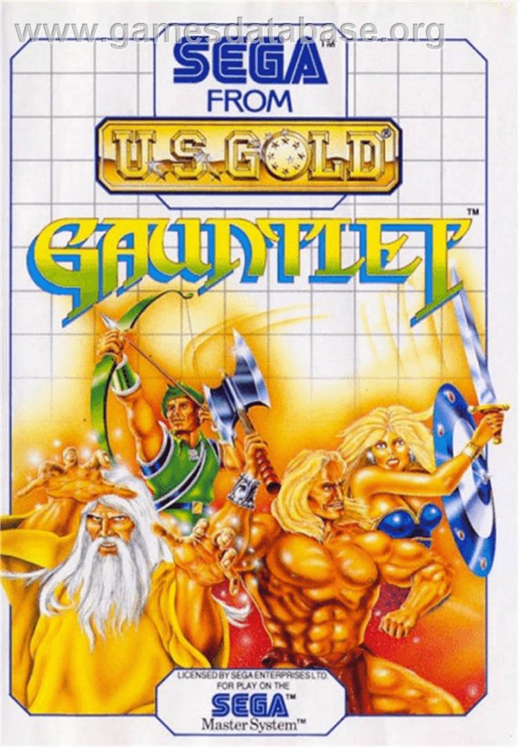 Gauntlet - Sega Master System - Artwork - Box