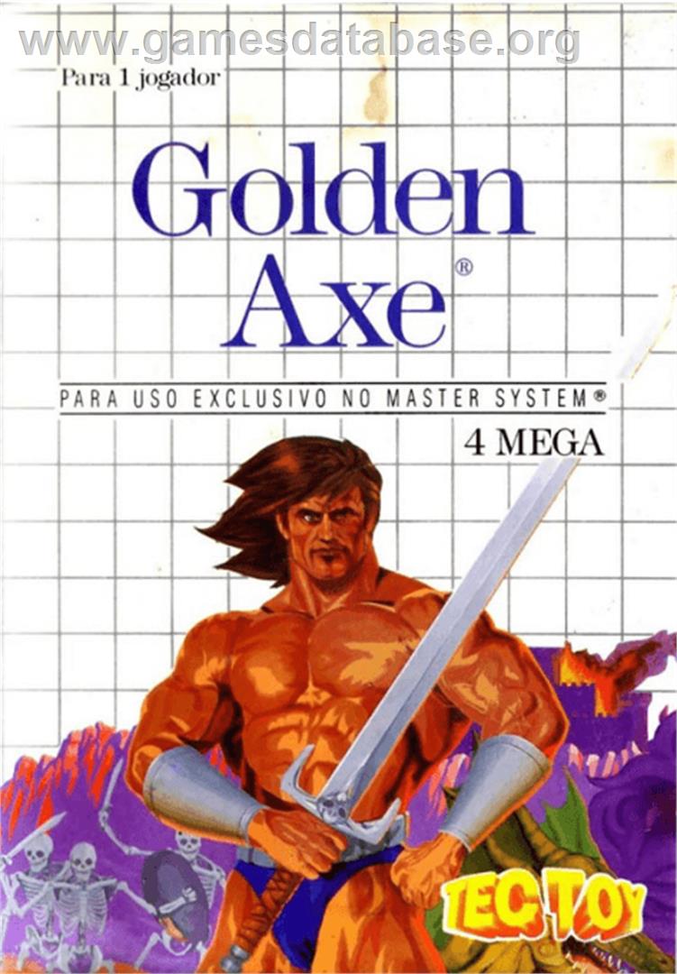 Golden Axe - Sega Master System - Artwork - Box