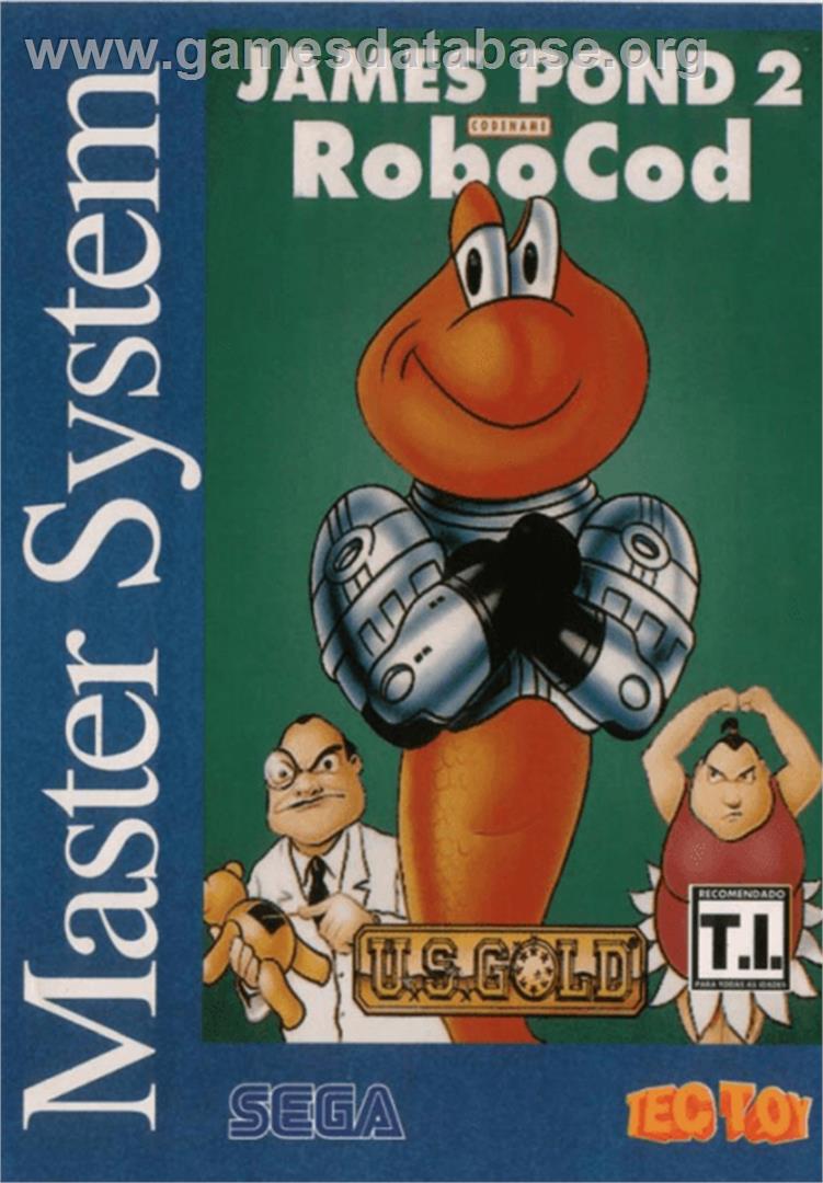 James Pond 2: Codename: RoboCod - Sega Master System - Artwork - Box