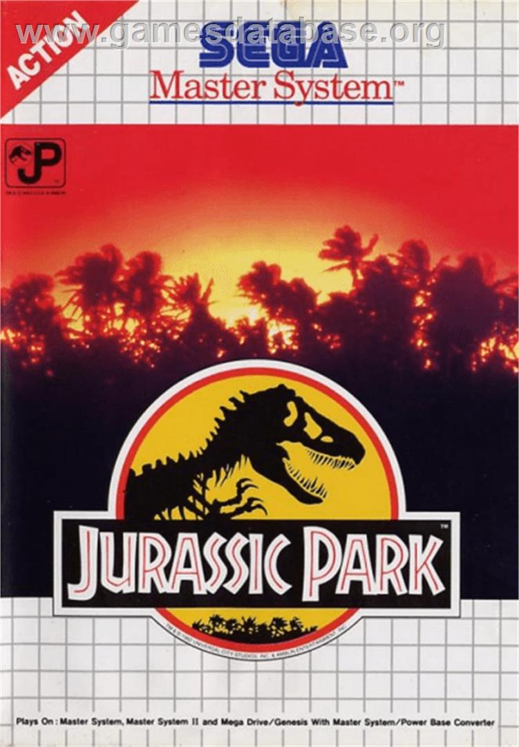 Jurassic Park - Sega Master System - Artwork - Box
