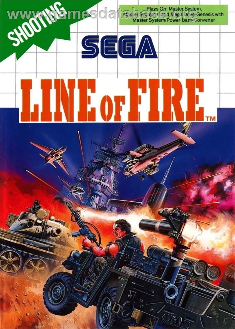 Line Of Fire - Sega Master System - Artwork - Box
