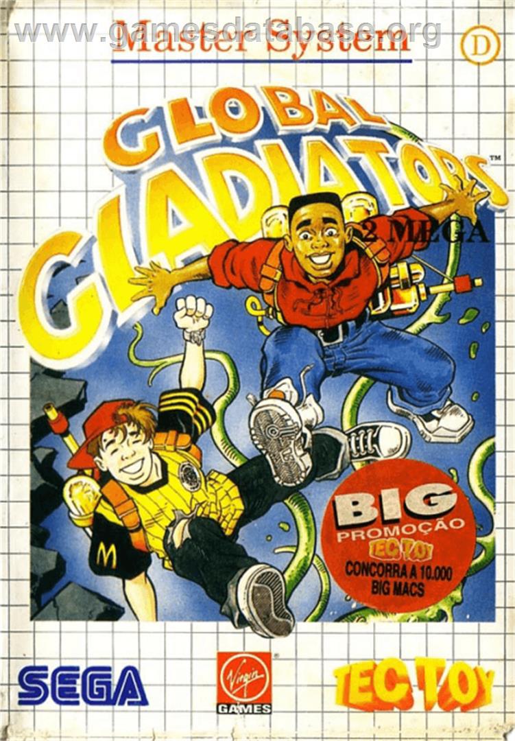 Mick & Mack as the Global Gladiators - Sega Master System - Artwork - Box