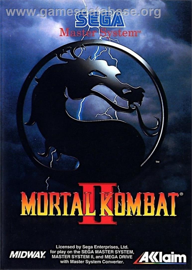 Mortal Kombat 2 - Sega Master System - Artwork - Box