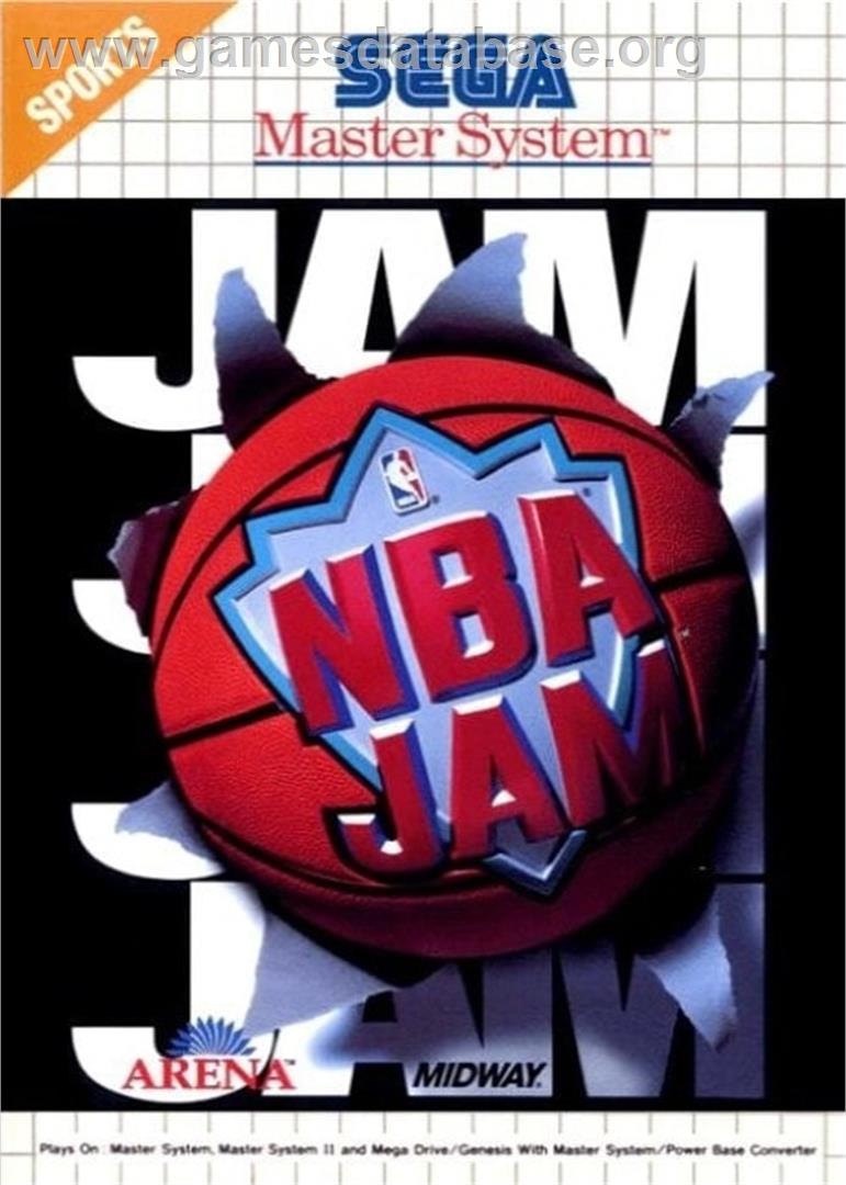 Nba Jam - Sega Master System - Artwork - Box
