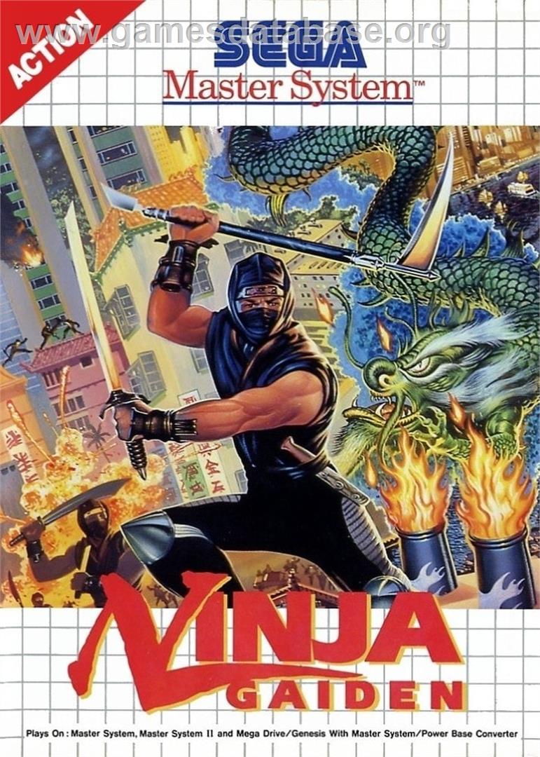 Ninja Gaiden - Sega Master System - Artwork - Box