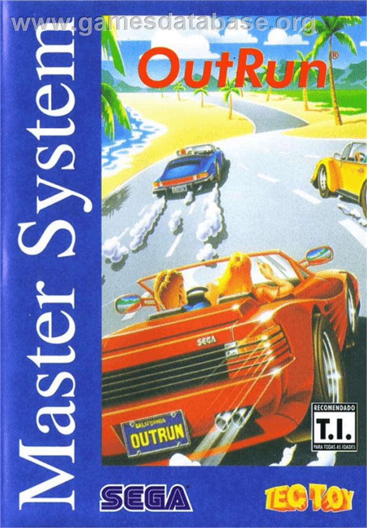 Out Run - Sega Master System - Artwork - Box