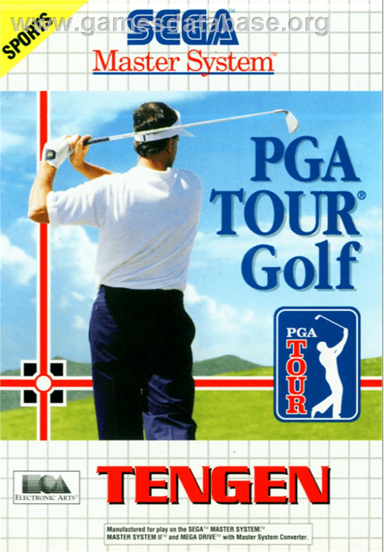 PGA Tour Golf - Sega Master System - Artwork - Box