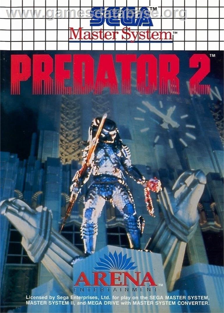 Predator 2 - Sega Master System - Artwork - Box