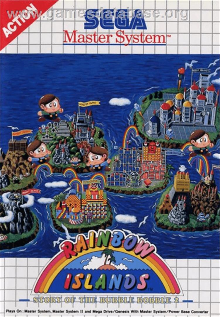 Rainbow Islands: The Story of Bubble Bobble 2 - Sega Master System - Artwork - Box