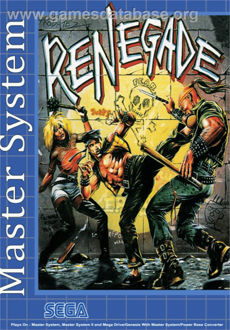 Renegade - Sega Master System - Artwork - Box