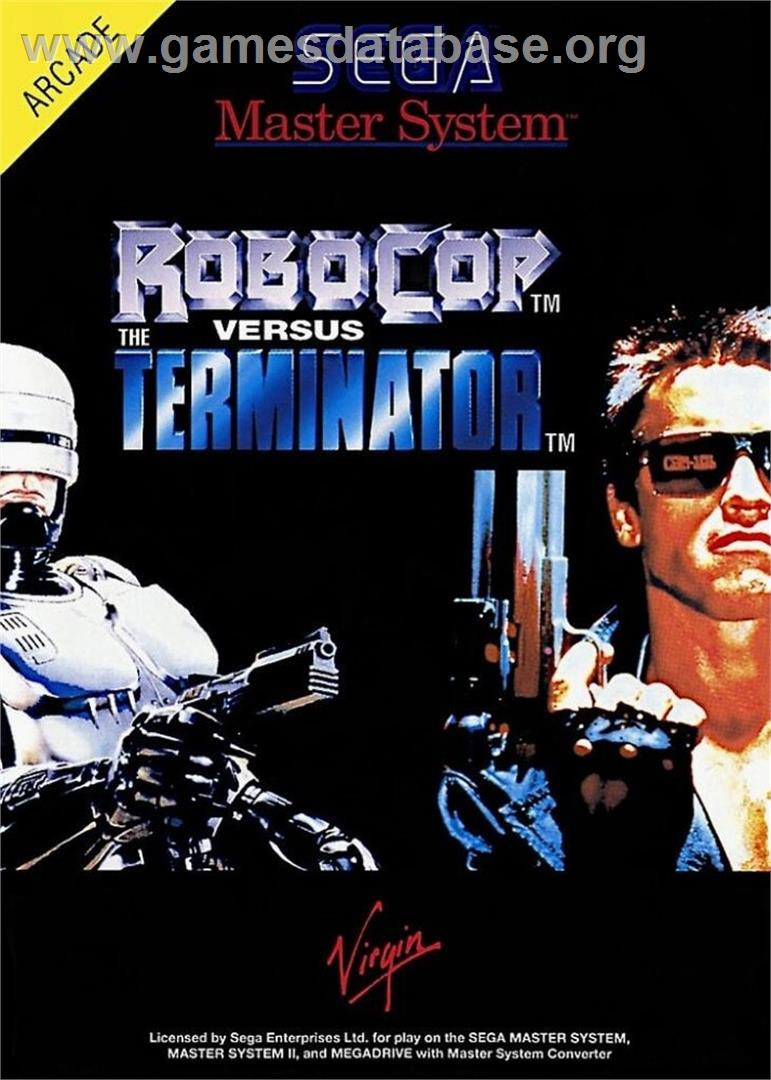 Robocop Versus The Terminator - Sega Master System - Artwork - Box
