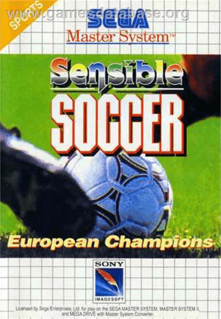 Sensible Soccer: European Champions: 92/93 Edition - Sega Master System - Artwork - Box