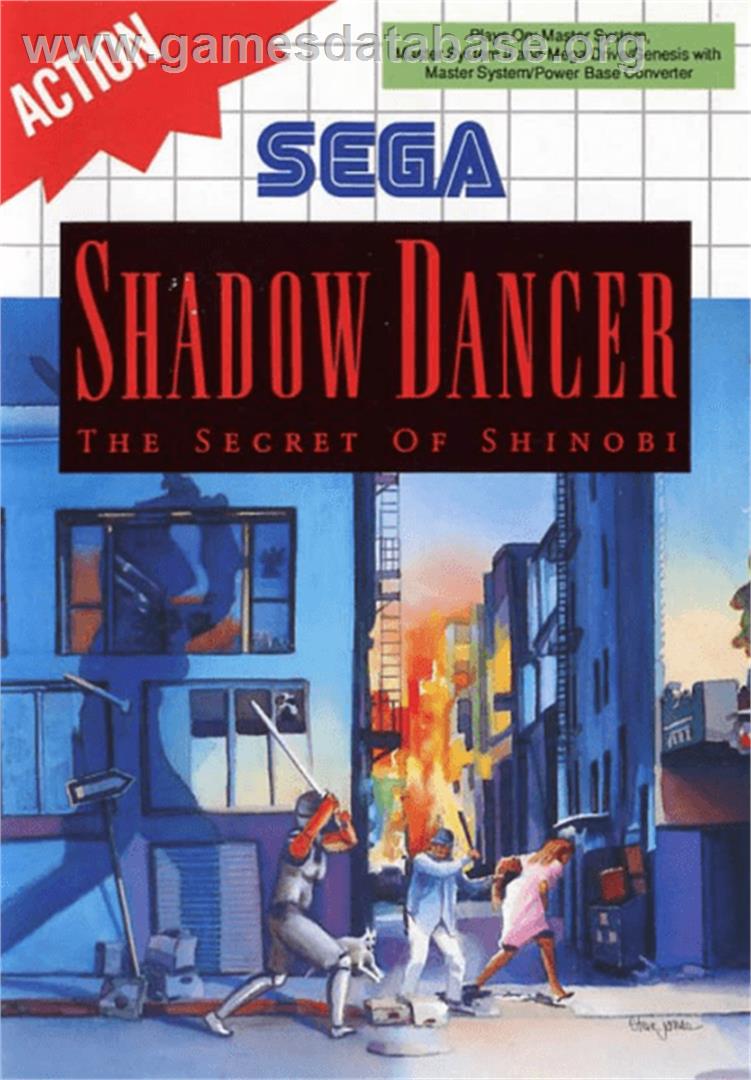 Shadow Dancer - Sega Master System - Artwork - Box