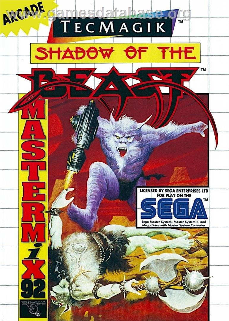 Shadow Of The Beast - Sega Master System - Artwork - Box