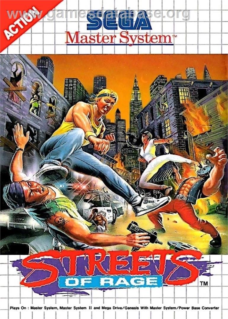 Streets Of Rage - Sega Master System - Artwork - Box