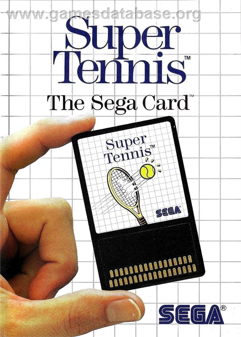 Super Tennis - Sega Master System - Artwork - Box