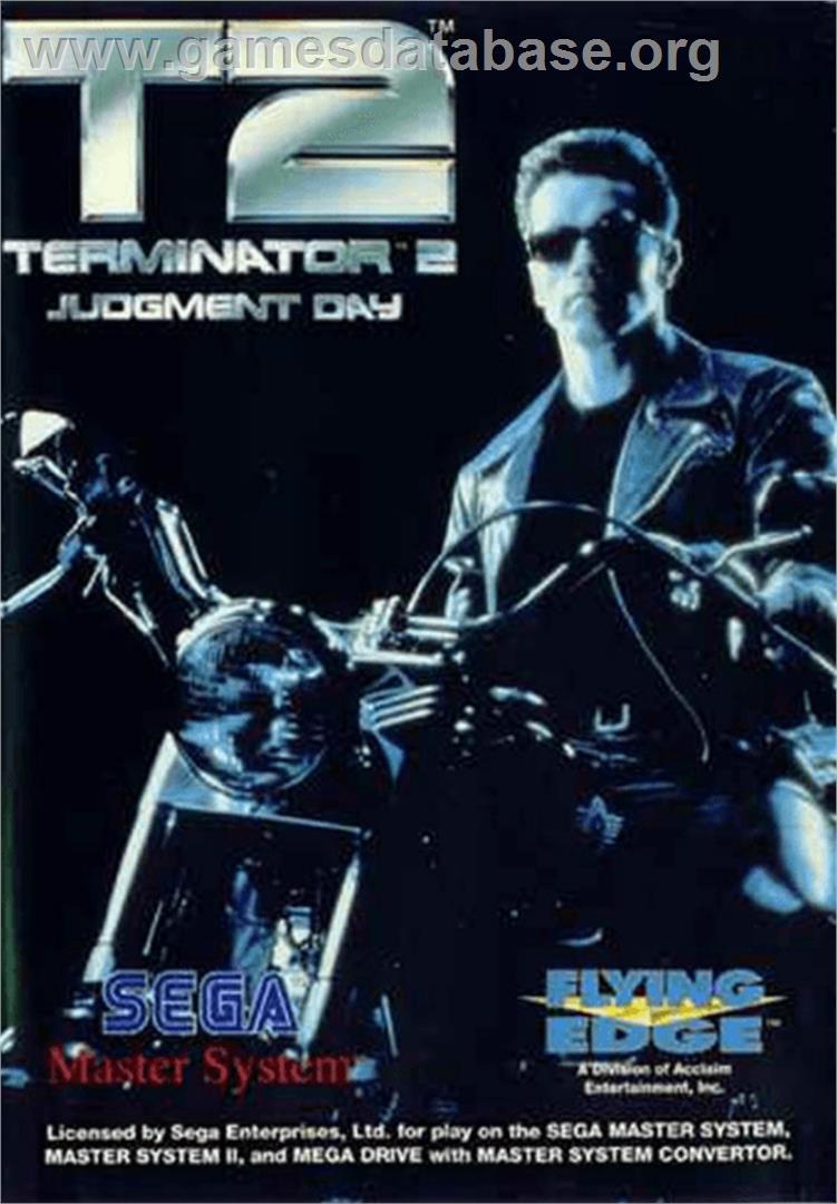 Terminator 2 - Judgment Day - Sega Master System - Artwork - Box