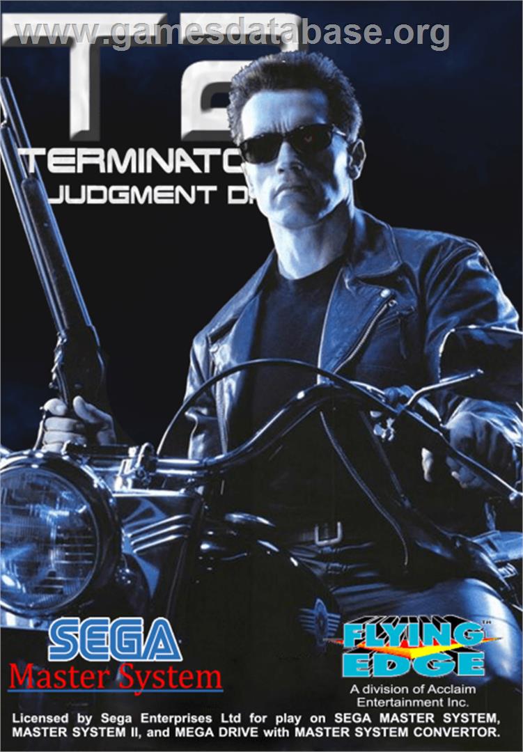 Terminator 2 - Judgment Day - Sega Master System - Artwork - Box