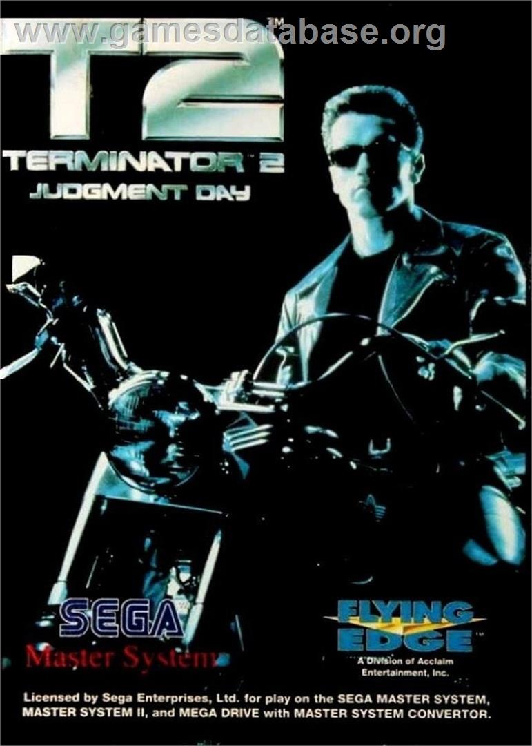 Terminator 2 - Judgment Day - Sega Master System - Artwork - Box