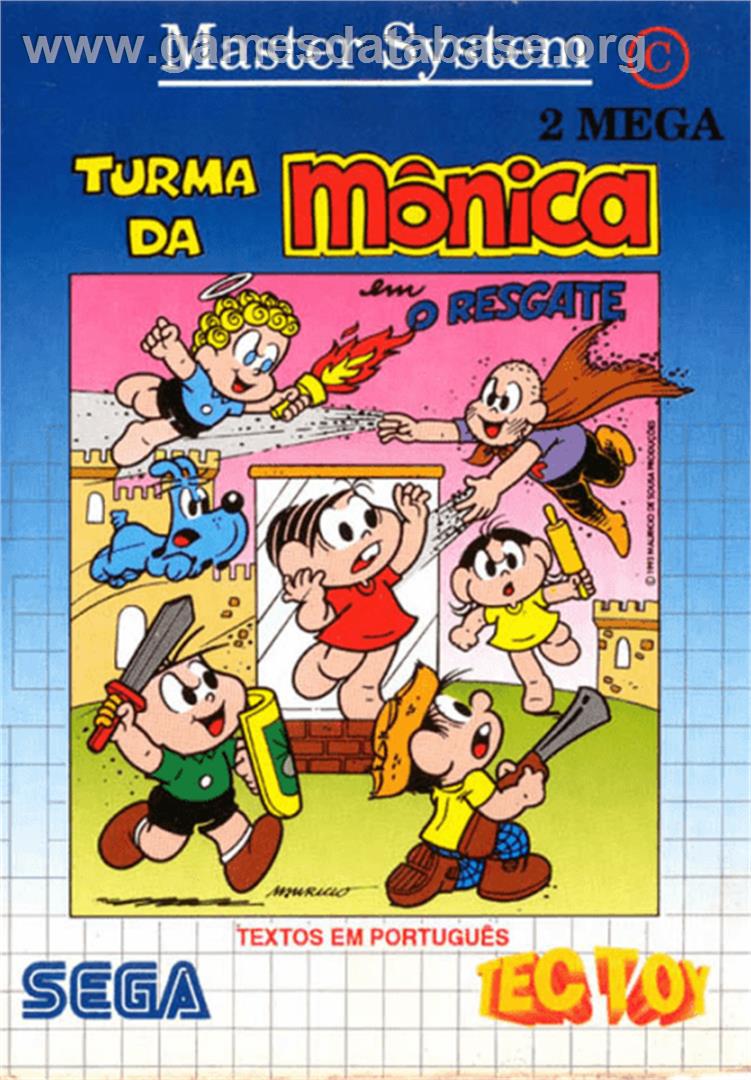 Turma da Mônica em: O Resgate - Sega Master System - Artwork - Box