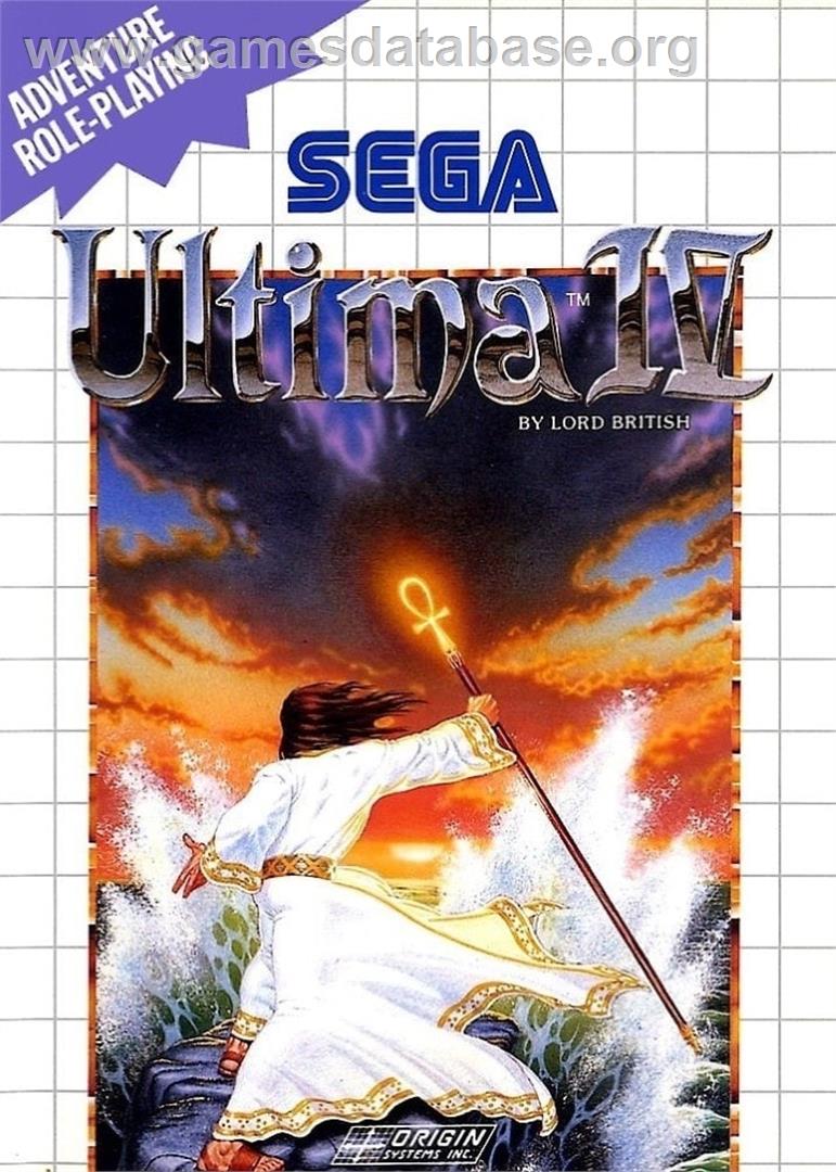Ultima 4 - Quest Of The Avatar - Sega Master System - Artwork - Box