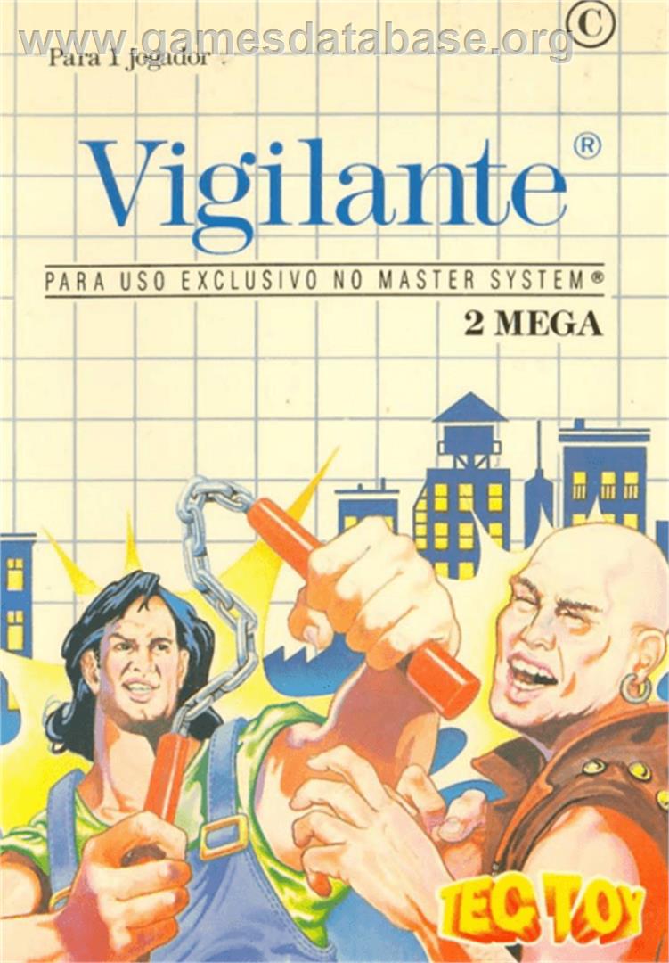 Vigilante - Sega Master System - Artwork - Box