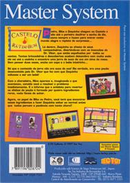 Box back cover for Castelo Rá-Tim-Bum on the Sega Master System.