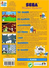 Box back cover for Schtroumpfs, Les on the Sega Master System.