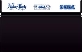 Cartridge artwork for Addams Family, The on the Sega Master System.