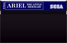 Cartridge artwork for Ariel the Little Mermaid on the Sega Master System.
