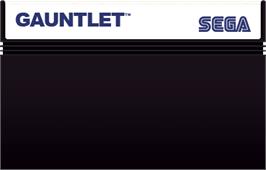 Cartridge artwork for Gauntlet on the Sega Master System.