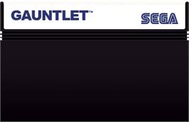 Cartridge artwork for Gauntlet on the Sega Master System.