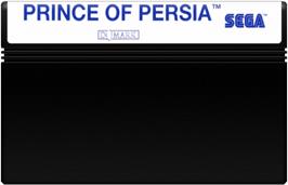 Cartridge artwork for Prince Of Persia on the Sega Master System.