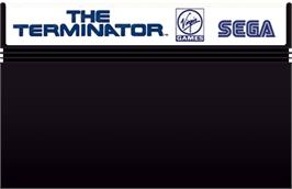 Cartridge artwork for Terminator on the Sega Master System.