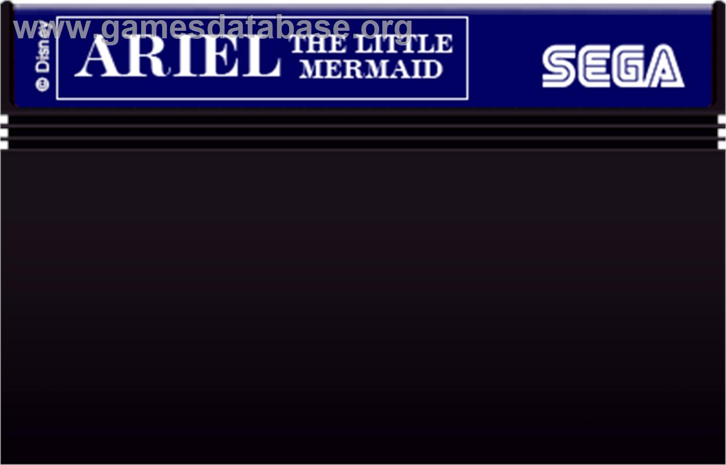 Ariel - The Little Mermaid - Sega Master System - Artwork - Cartridge