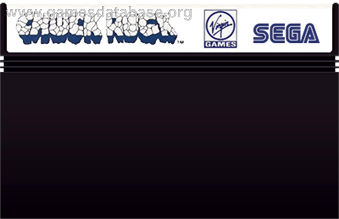 Chuck Rock - Sega Master System - Artwork - Cartridge