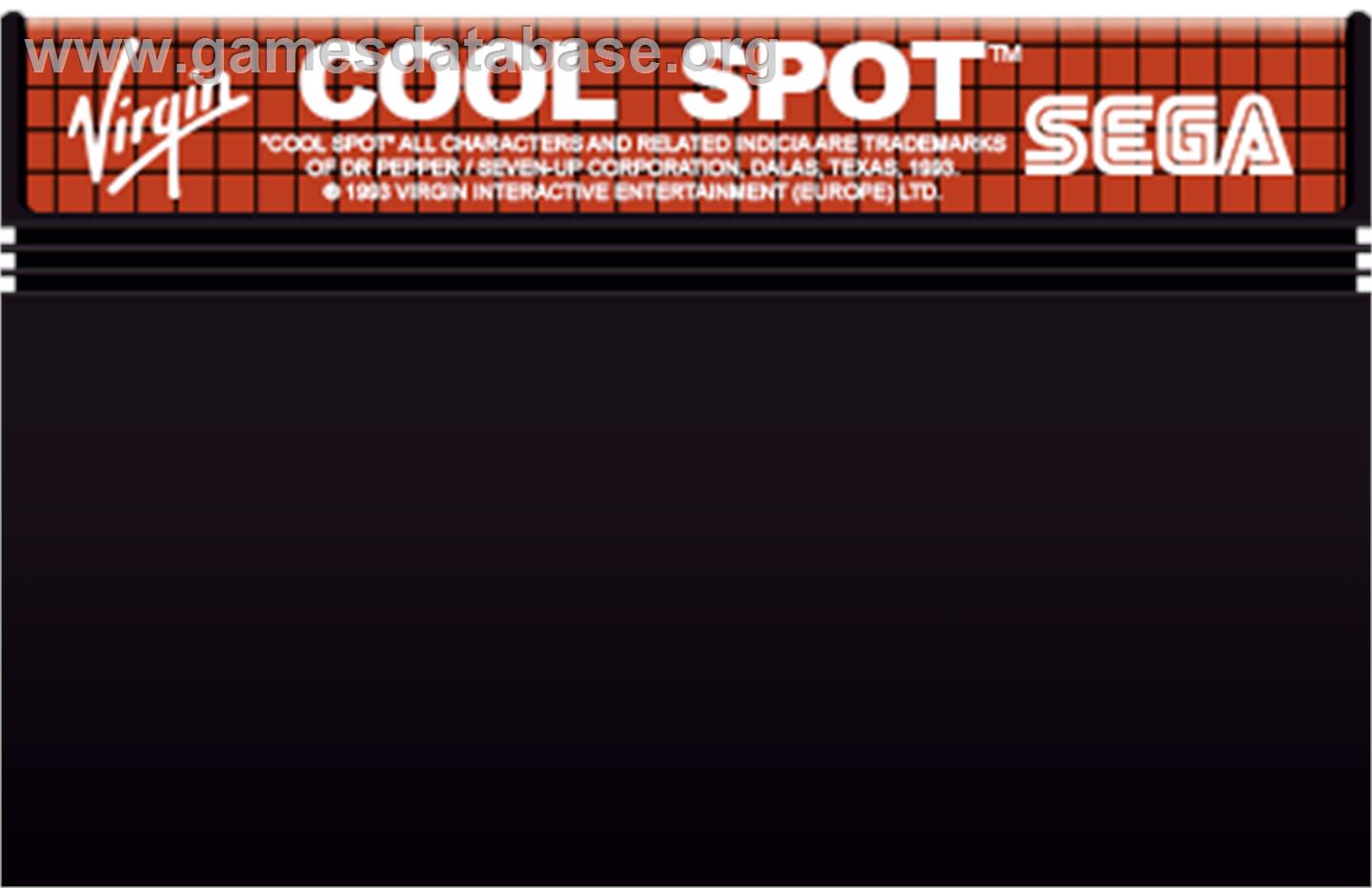 Cool Spot - Sega Master System - Artwork - Cartridge
