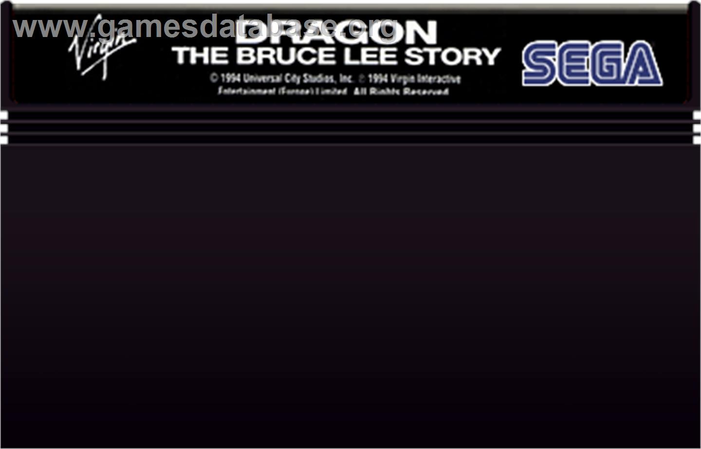 Dragon - The Bruce Lee Story - Sega Master System - Artwork - Cartridge