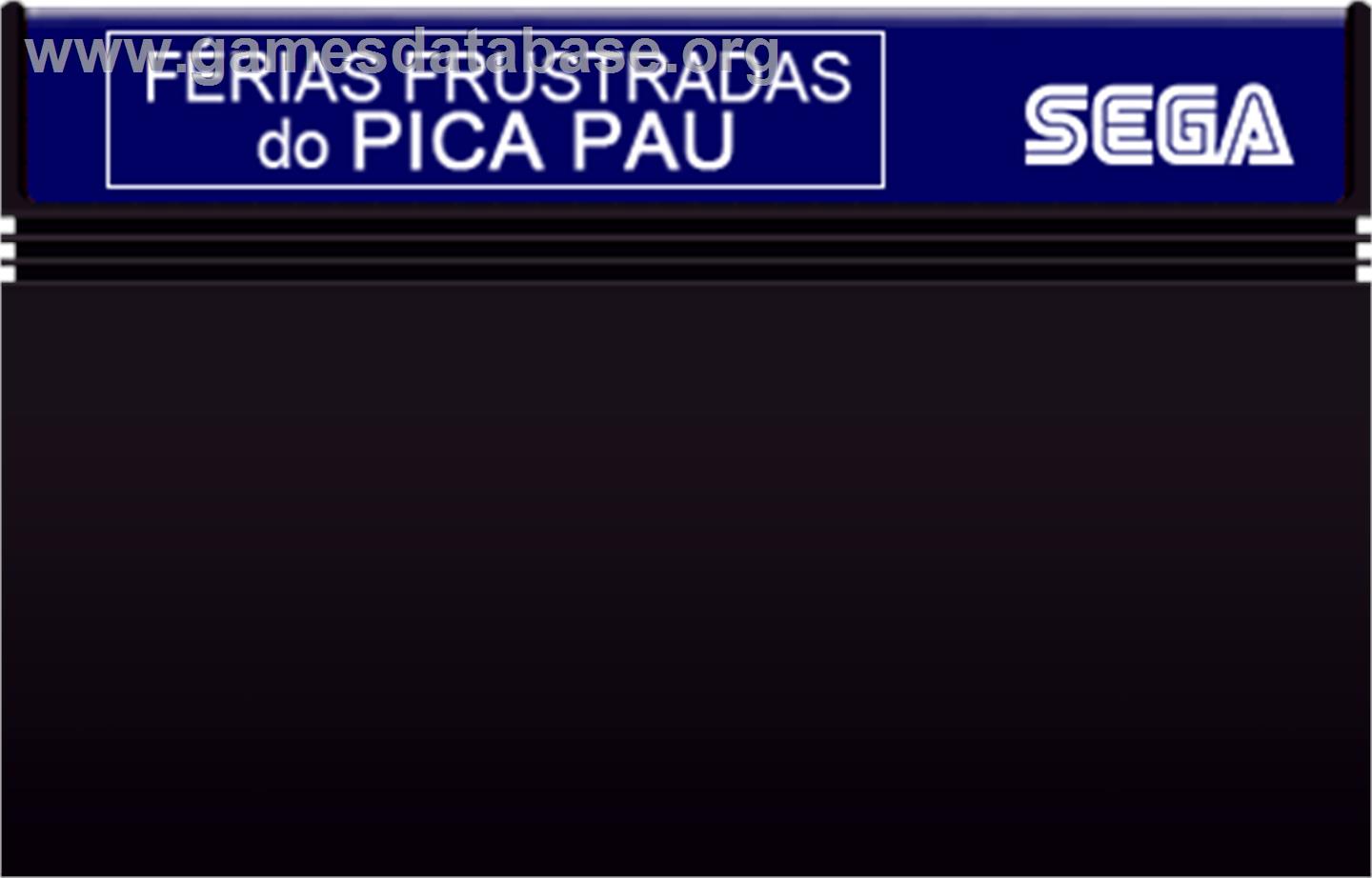 Ferias Frustradas Do Pica-pau - Sega Master System - Artwork - Cartridge