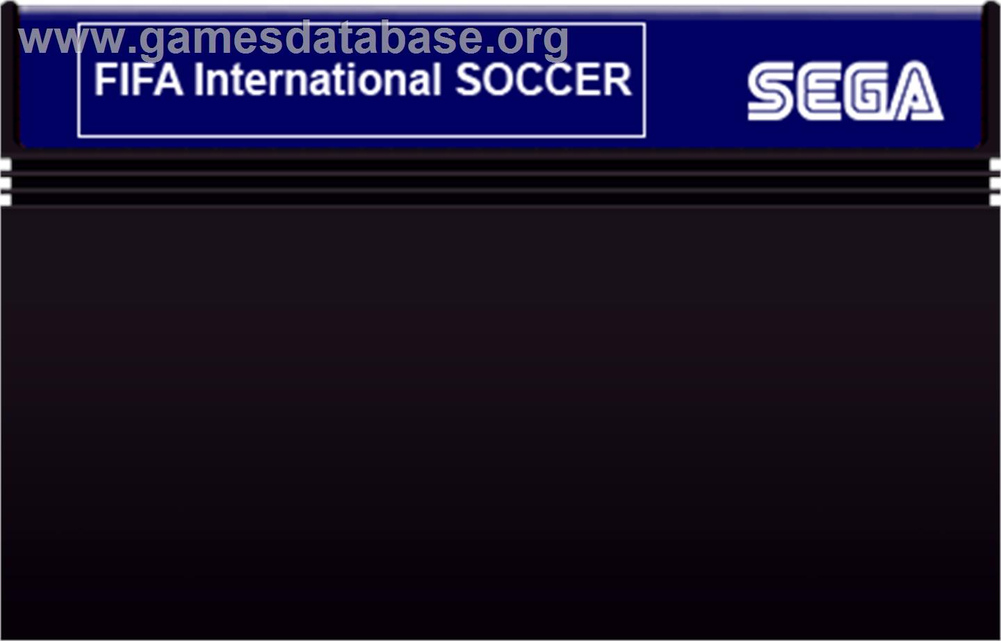 Fifa International Soccer - Sega Master System - Artwork - Cartridge