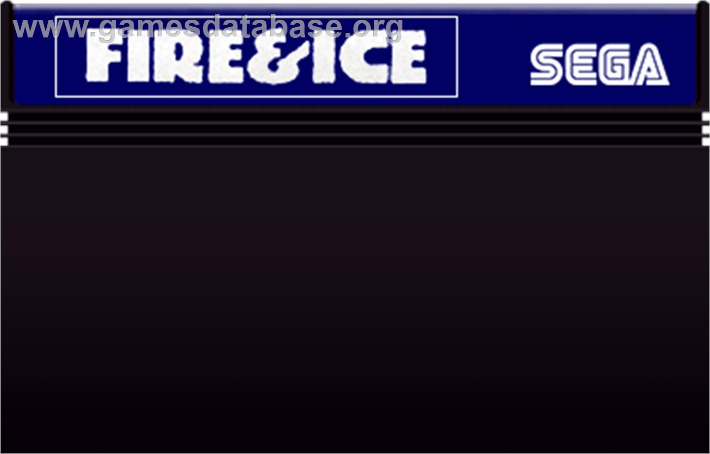 Fire And Ice - Sega Master System - Artwork - Cartridge