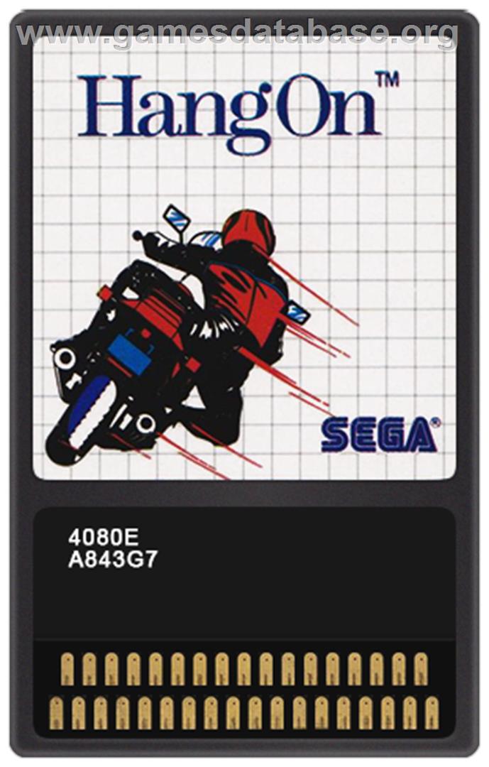 Hang-On - Sega Master System - Artwork - Cartridge