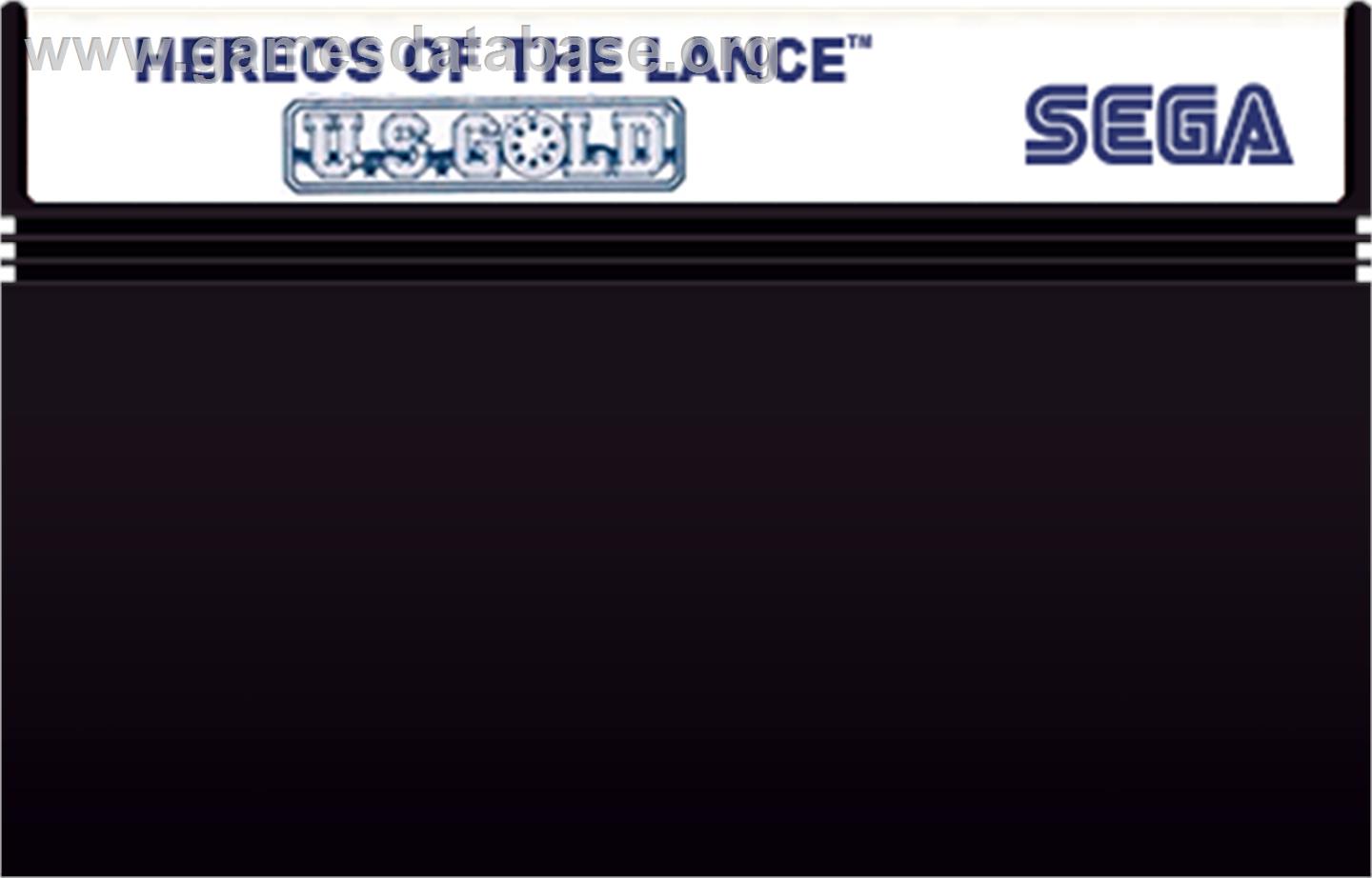 Heroes Of The Lance - Sega Master System - Artwork - Cartridge