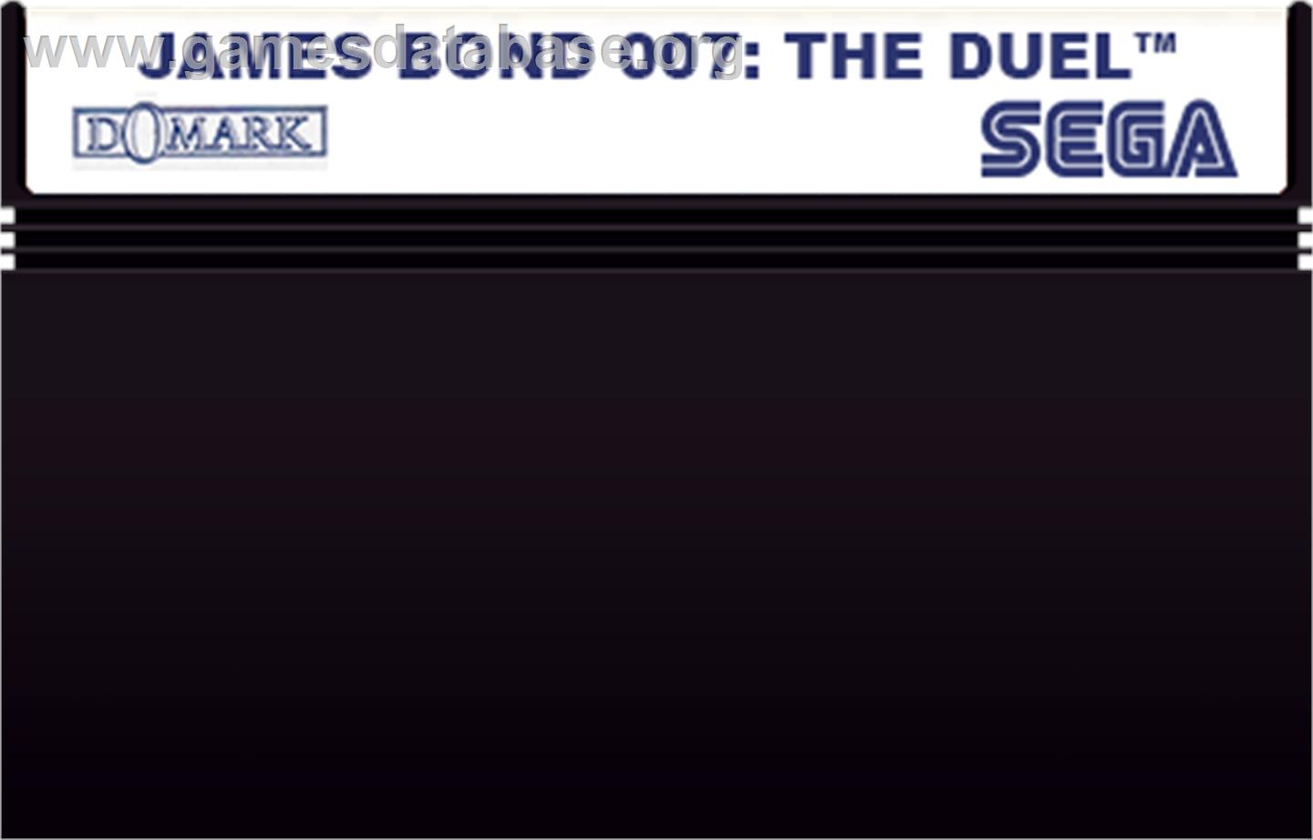 James Bond 007 - The Duel - Sega Master System - Artwork - Cartridge