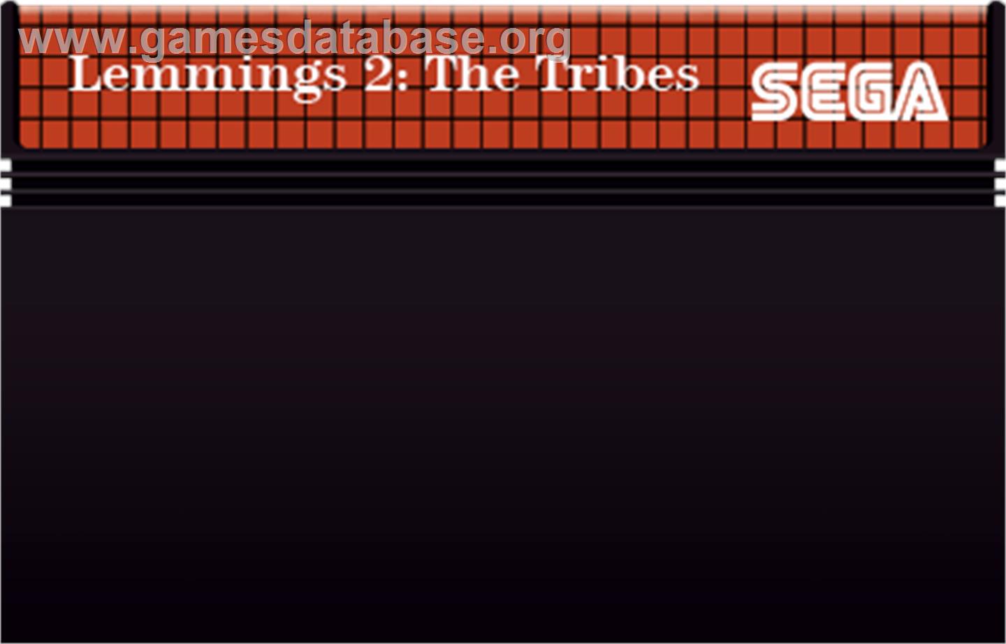 Lemmings 2 - The Tribes - Sega Master System - Artwork - Cartridge