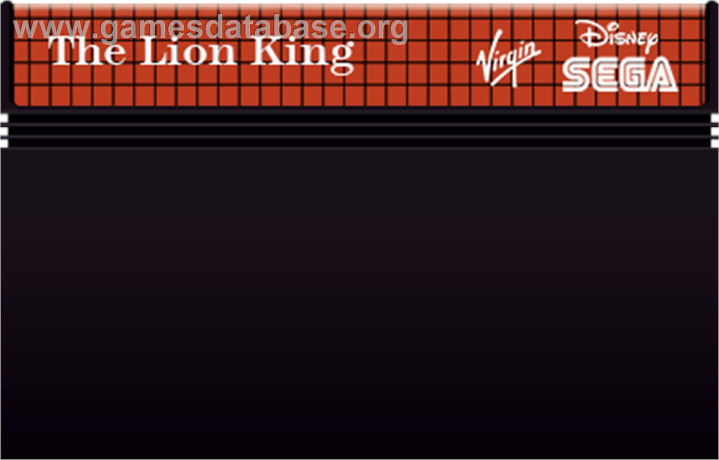 Lion King, The - Sega Master System - Artwork - Cartridge
