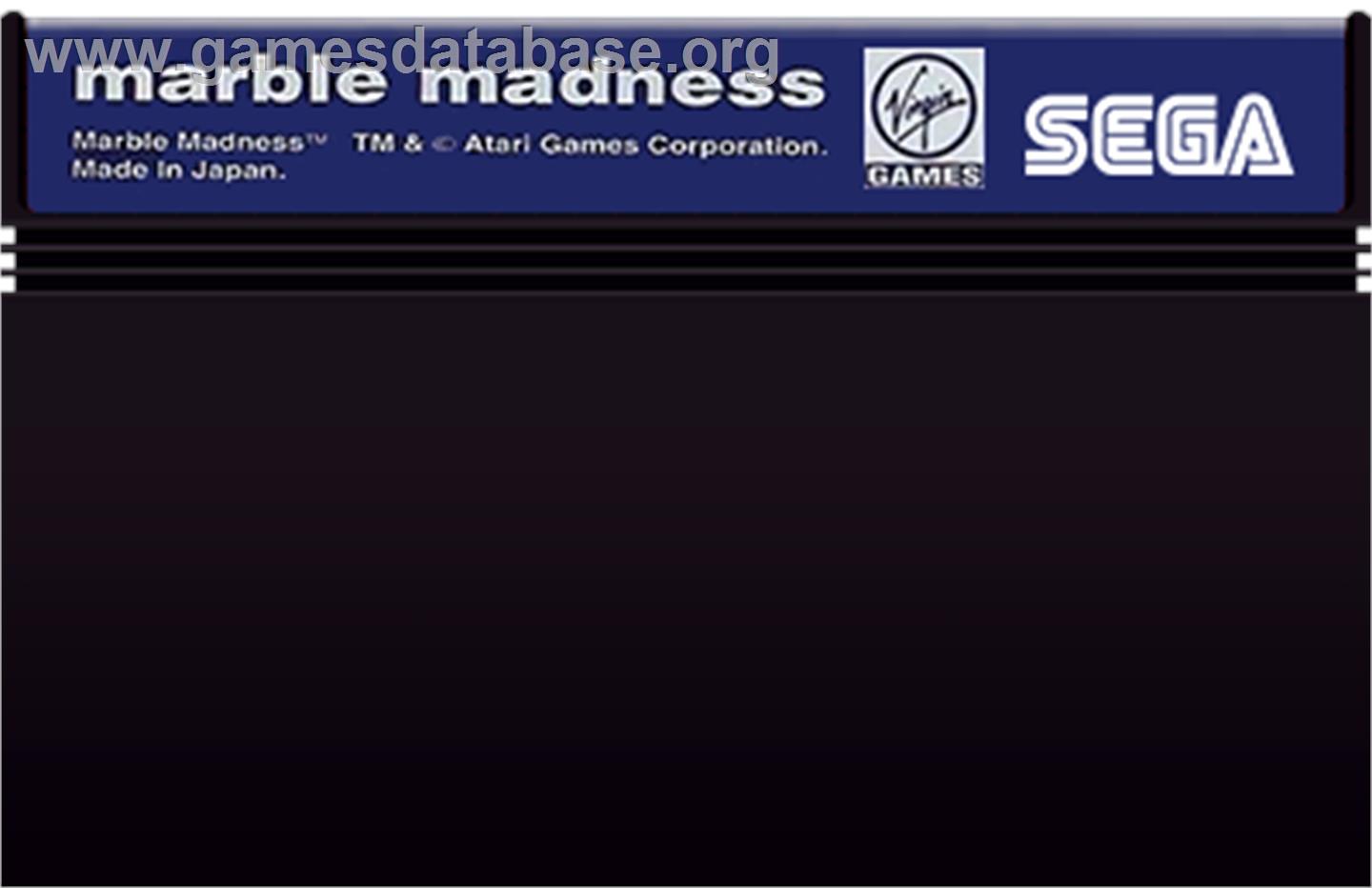 Marble Madness - Sega Master System - Artwork - Cartridge