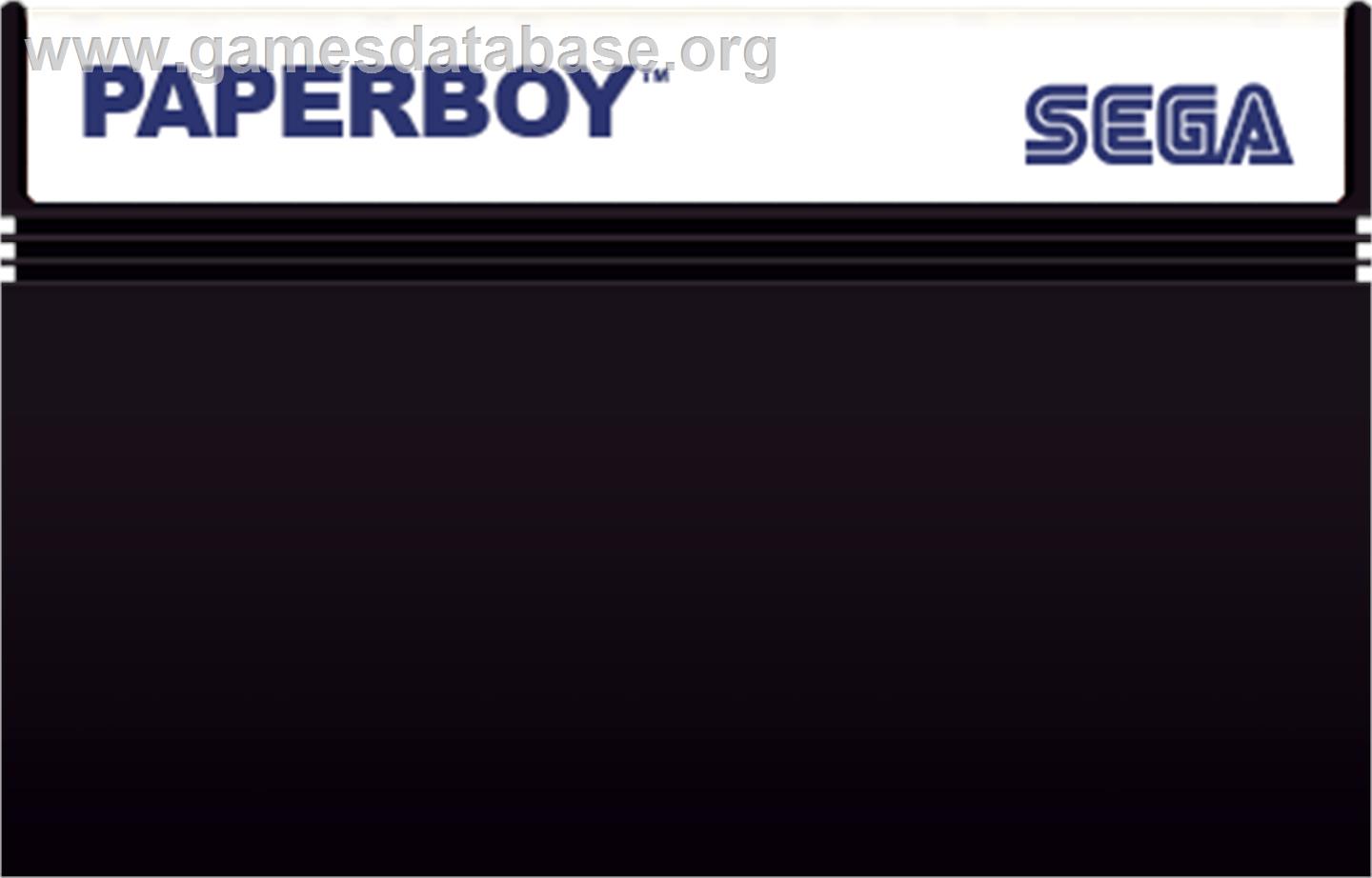 Paperboy - Sega Master System - Artwork - Cartridge