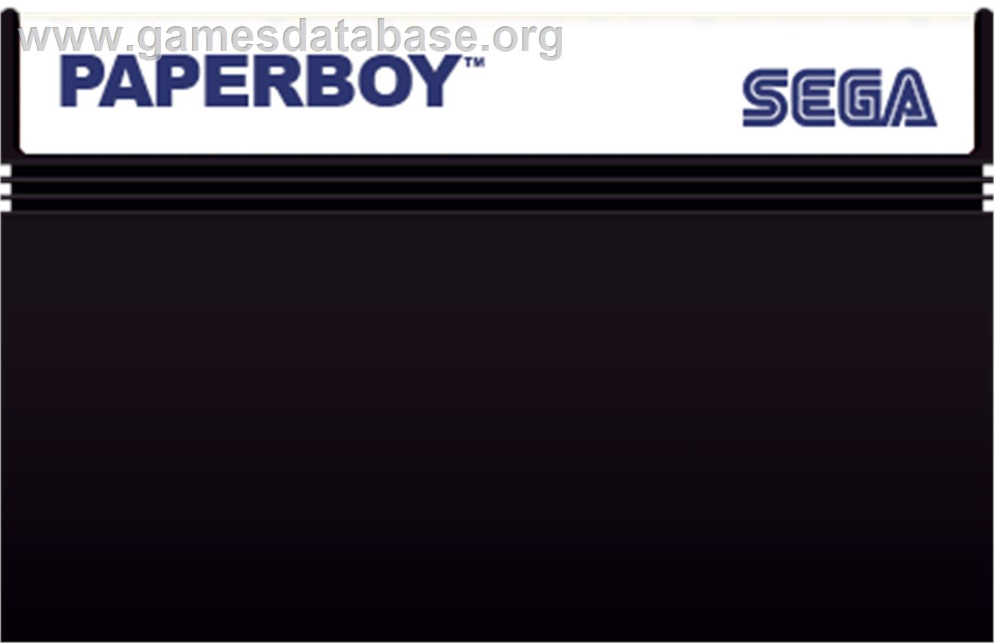 Paperboy - Sega Master System - Artwork - Cartridge