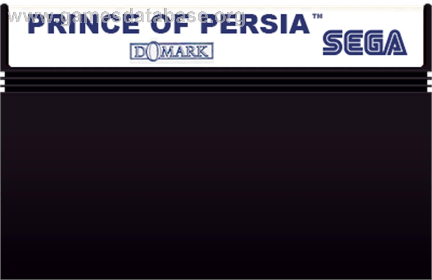 Prince of Persia - Sega Master System - Artwork - Cartridge
